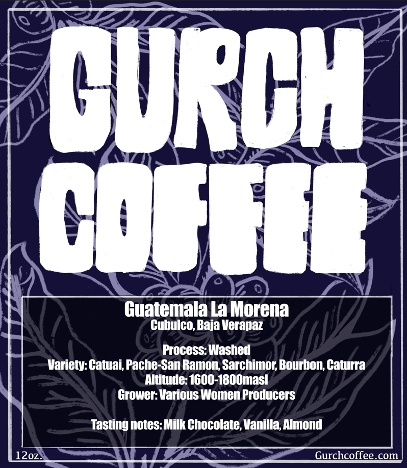 5 lbs Guatemala - La Morena Whole Beans